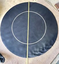 54" Black Sure Stick Round Poker Table Top Rollout Layout Rubber Grip Multi Use for sale  Shipping to South Africa