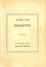 Verdi rigoletto vocal for sale  DEVIZES