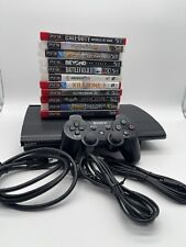 Used, Sony PlayStation 3 PS3 250GB Super Slim Bundle With 11 Games & 1 Controller for sale  Shipping to South Africa