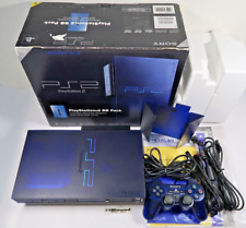 Console Sony PlayStation 2 PS2 azul meia-noite SCPH-50000MB/NH com caixa NTSC-J F/S, usado comprar usado  Enviando para Brazil