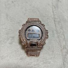 "Relógio de quartzo G-SHOCK personalizado DW-6900MR com gelo" comprar usado  Enviando para Brazil