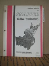 Original snapper service for sale  Hicksville