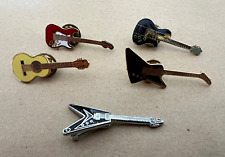 Guitar badges pins for sale  GRAYS