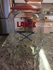 Vintage Lance Display Jar Crossed Arrows with Original Metal Lid for sale  Cedar Crest