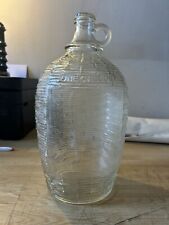 Jarro de vidro vintage de um galão com designs, usado comprar usado  Enviando para Brazil