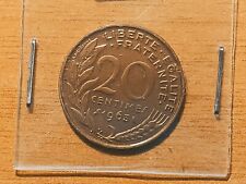 20 centimes 1963 usato  Manfredonia