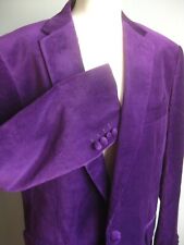 Purple velvet jacket for sale  MATLOCK