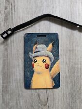 Pokemon Van Gogh Pikachu With Grey Felt Hat Luggage Tag  na sprzedaż  Wysyłka do Poland