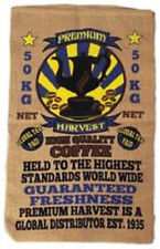 BURLAP BAG Premium Harvest Coffee 50 KG Sack Wall Hanging Man Cave screen print for sale  Shipping to South Africa