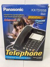 Usado, Panasonic KX-TS105B Teléfono Una Línea Altavoz con Cable Puerto de Datos y Auriculares Listo segunda mano  Embacar hacia Argentina