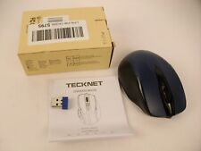 Mouse inalámbrico para juegos USB modelo TECKNET #M003, negro/azul segunda mano  Embacar hacia Mexico