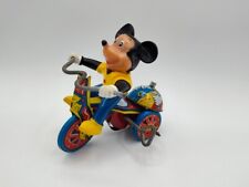 RARO MICKEY MOUSE CUERDA TRICICLO JUGUETE DE HOJALATA ALGUNOS DAÑOS LEER segunda mano  Embacar hacia Argentina