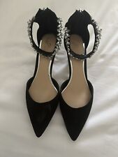 Jewel Badgley Mischka Women's Kitten High Heel Shoes Size 8 US Black for sale  Shipping to South Africa
