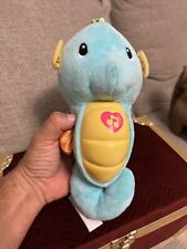 Juguete de peluche musical Fisher Price Ocean Wonders Soothe Glow Seahorse azul 2008  segunda mano  Embacar hacia Argentina