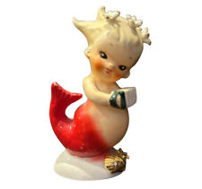 Used, Bradley Mermaid Baby Playing Accordian Red Tail Made Japan 50s Rare HTF Vintage for sale  Shipping to South Africa