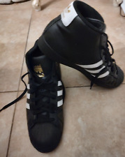 Tênis Adidas Pro Masculino Modelo Preto Branco Dourado Médio Tamanho 11.5 Usado comprar usado  Enviando para Brazil