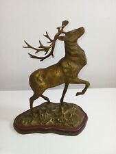 Used, Antique Bronze Stag Figurine Statue Deer Buck Bronze Sculpture RARE 1.9kg  F3 for sale  Shipping to South Africa