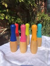Wooden skittles bowling for sale  EVESHAM