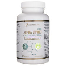 Progress Labs kwas alfa liponowy (ALA) 600 mg 120 kapsułek, używany na sprzedaż  Wysyłka do Poland