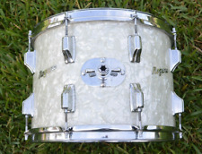 VINTAGE Rogers POWERTONE 14" WHITE MARINE PEARL WMP TOM for YOUR DRUM SET! J553, used for sale  Shipping to South Africa