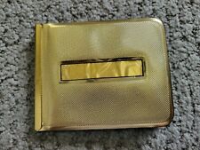 Billetera vintage con clip de dinero permasignado Fanning Manufacturing Co Cleveland OH, usado segunda mano  Embacar hacia Argentina