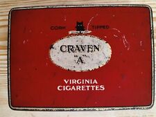 Craven cigarette tin for sale  NEWCASTLE UPON TYNE