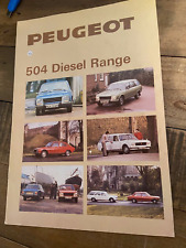 Peugeot cars. 504 for sale  AIRDRIE