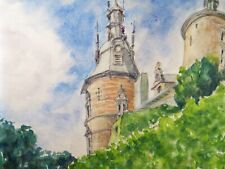 Original watercolour french for sale  WIRRAL