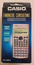 Calculadora de consultor financiero Casio FC-100V - en caja original segunda mano  Embacar hacia Argentina