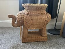 Vintage wicker elephant for sale  BRISTOL