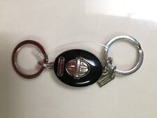NWOT Coach Black Enamel & Silver Turnlock 2-in-1 Valet key chain key ring #92093 for sale  Naperville