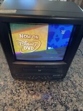 SANSUI TV DVD COMBO CDVD9000B 9" COLOR TELEVISION Retro Gaming TV Black for sale  Shipping to South Africa