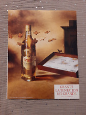 Publicité de presse whisky Grant's De 1988 - Old paper advertisement segunda mano  Embacar hacia Argentina