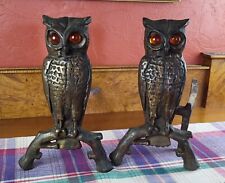 owl andirons for sale  North Brookfield
