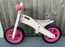Bicicleta de equilibrio de madera para niñas rosa como nueva, usado segunda mano  Embacar hacia Argentina