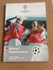 Arsenal panathinaikos uefa for sale  STEVENAGE