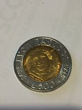 Moneta 500 lire Luca Pacioli 1494 -1994  -circolata - usato  Gorgonzola
