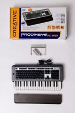 Combo de música y teclado QWERTY USB I/F Creative Labs Prodikeys PC-MIDI CF0040 segunda mano  Embacar hacia Argentina