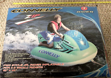 Used, Connelly Zip PWC Style Towable Jr. Rider Inflatable 1-2 Riders 66"X42" In Box for sale  Shipping to South Africa