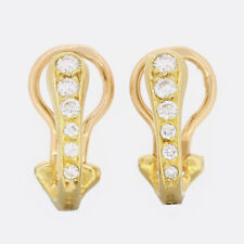 Gold diamond earrings for sale  LONDON