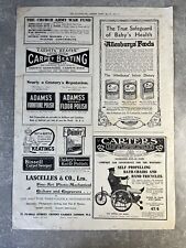 Sillas de baño y triciclos de mano Carters, neumáticos Daimler, Avon...- Anuncios 1915 segunda mano  Embacar hacia Argentina