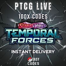 100 Códigos de Forças Temporais Booster Pokemon TCG Live Pack Entrega Instantânea comprar usado  Enviando para Brazil
