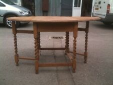 oak gate leg table for sale  CREWE