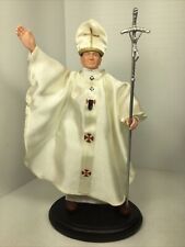 Figura 1/6 del Papa Juan Pablo II Karol Wojtyla + Vestido de exhibición y férula, usado segunda mano  Embacar hacia Argentina