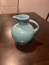 Fiestaware turquoise pitcher for sale  Aliquippa