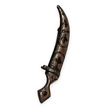Broche Bayoneta Militar Medieval Estampado Daga Espada Pinback Broche De Colección segunda mano  Embacar hacia Mexico