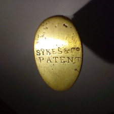 Antique brass sykes for sale  MANNINGTREE