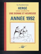 Tintin carte voeux d'occasion  Le Thillot