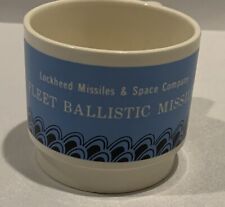 Vintage Lockheed Martin Fleet Ballistic Missiles Space Weapons Rockets Cup Mug for sale  Shipping to South Africa