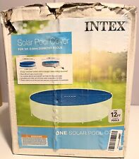 Cubierta solar de plástico para piscina Intex 12'x12' enviada sin caja segunda mano  Embacar hacia Argentina